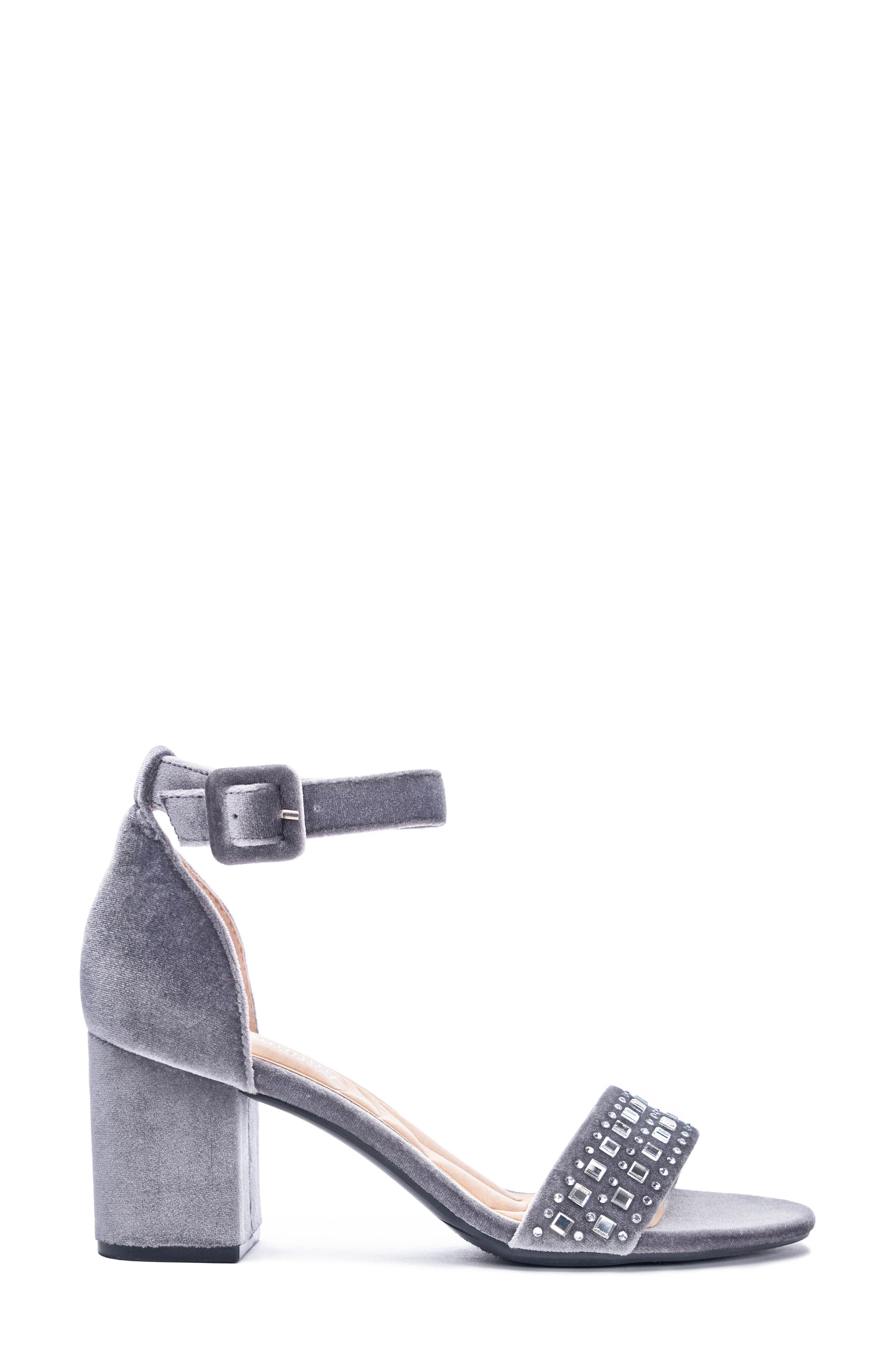 CL BY LAUNDRY Josilyn Velvet Sandal, Alternate, color, 