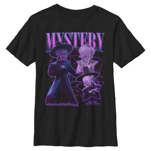 Boy's KPop Demon Hunters Mystery Saja Collage  Graphic T-Shirt