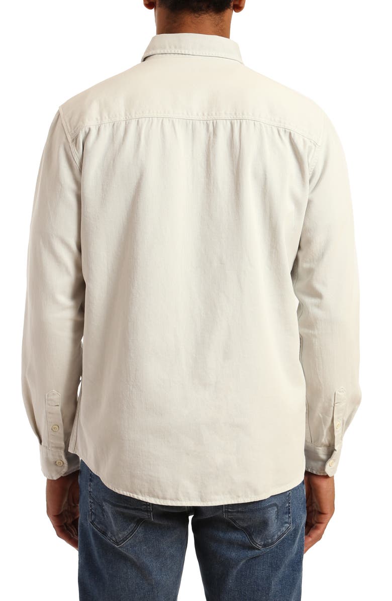 Mavi Jeans Solid Button-Up Shirt, Alternate, color, 