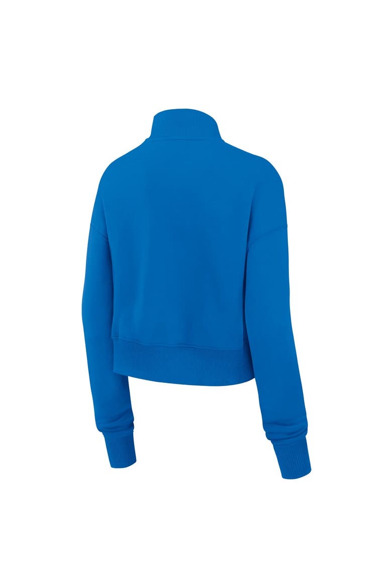Women's Nike Blue Detroit Lions Primetime Phoenix Half-Zip Sweatshirt, Alternate, color, Blue