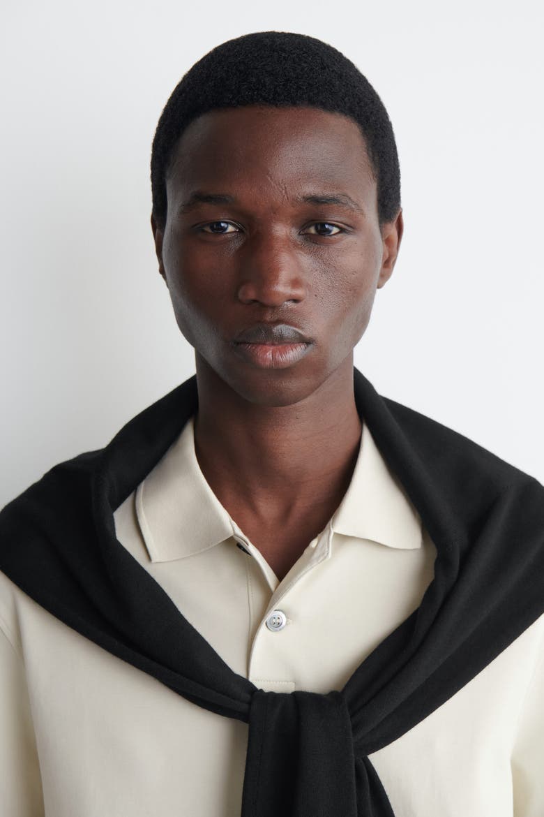 Interlock Cotton Polo Shirt, Alternate, color, LIGHT BEIGE