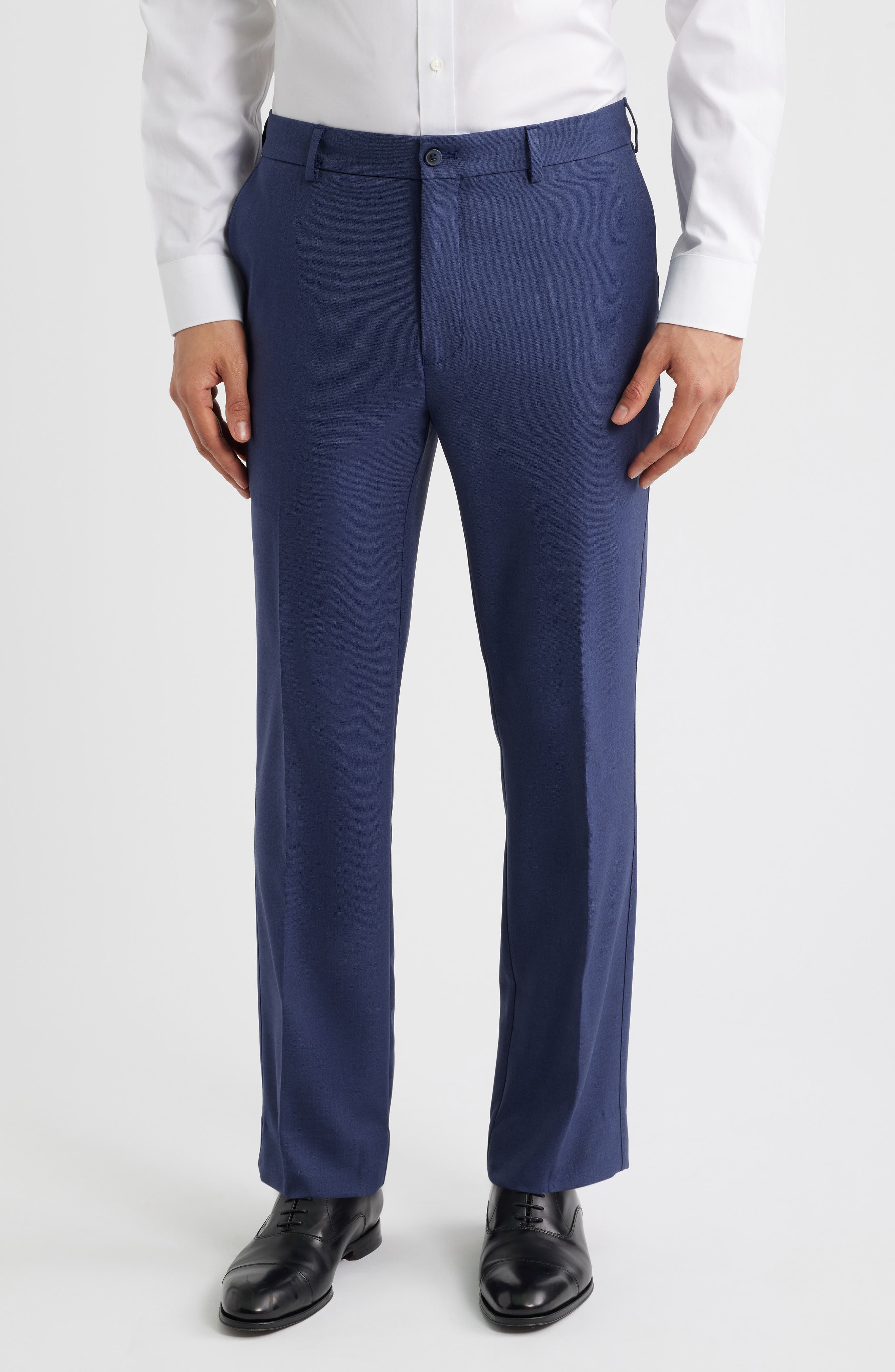 Melange Flat Front Dress Pants - image 3