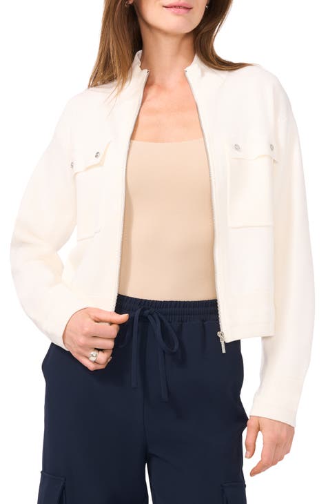 Crop Zip Cardigan