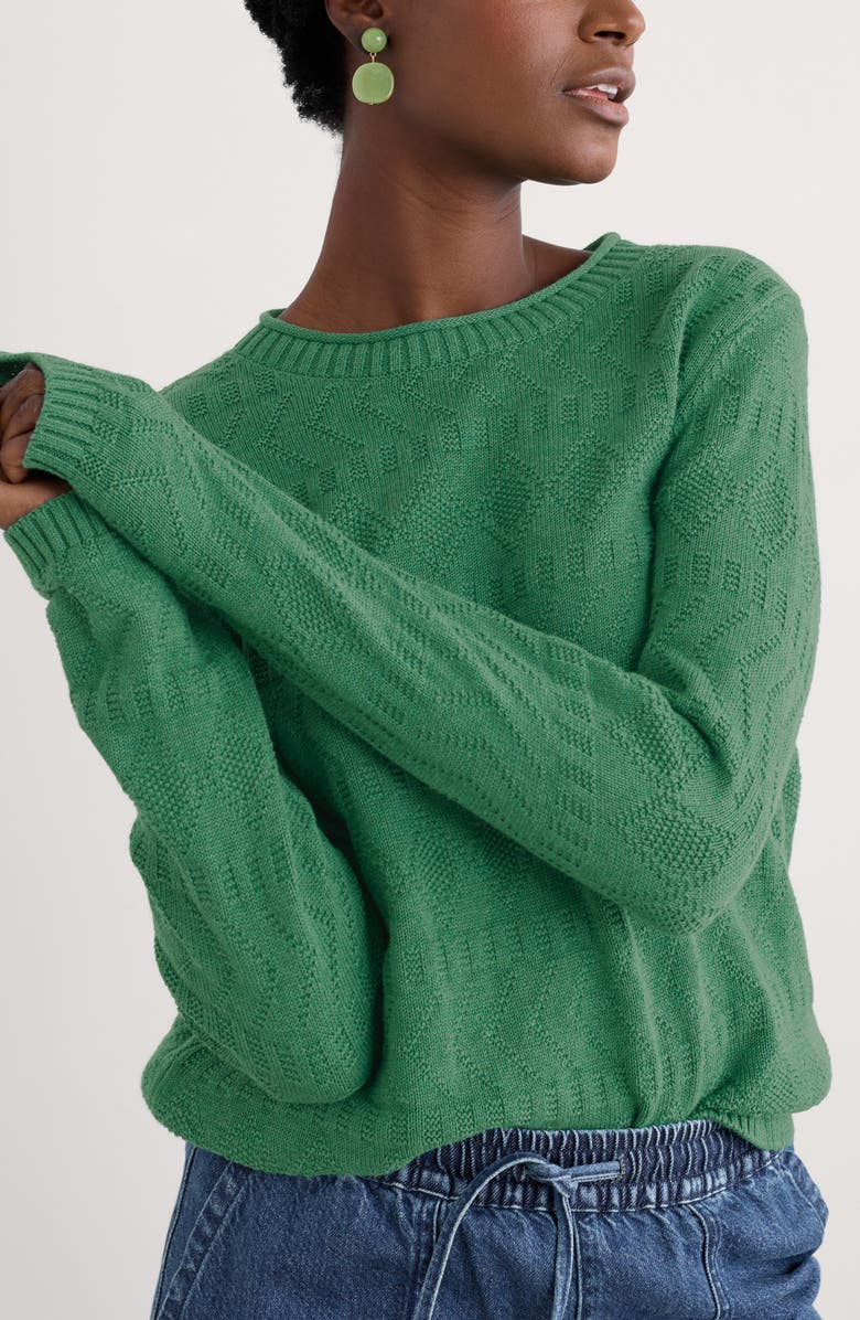 Seasalt Cornwall Kinter Organic Cotton Crewneck Sweater, Main, color,