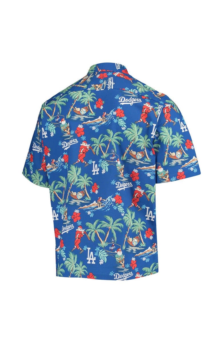 Reyn Spooner Men's Reyn Spooner Royal Los Angeles Dodgers Holiday Button-Up Shirt, Alternate, color, 