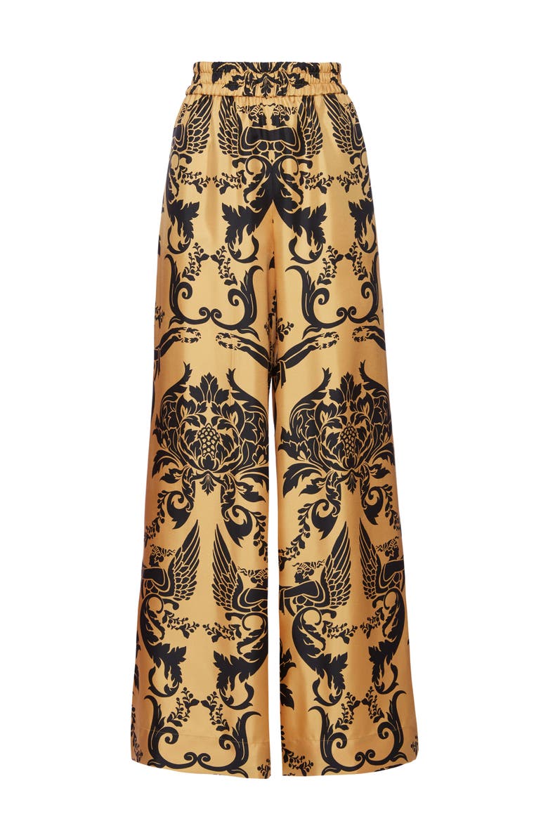 La DoubleJ Palazzo Pants Cherubs Gold, Alternate, color, 