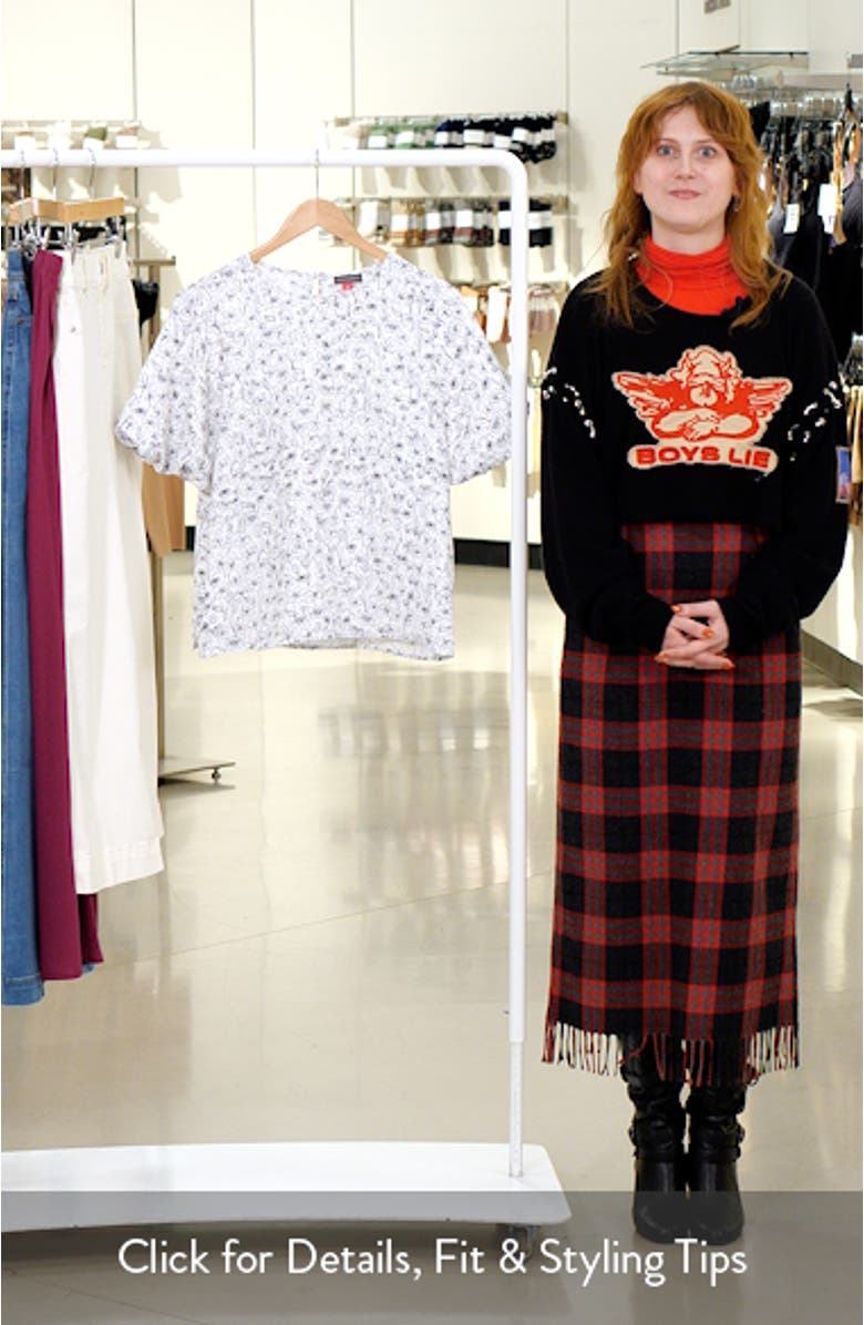 Puff Sleeve Top, sales video thumbnail