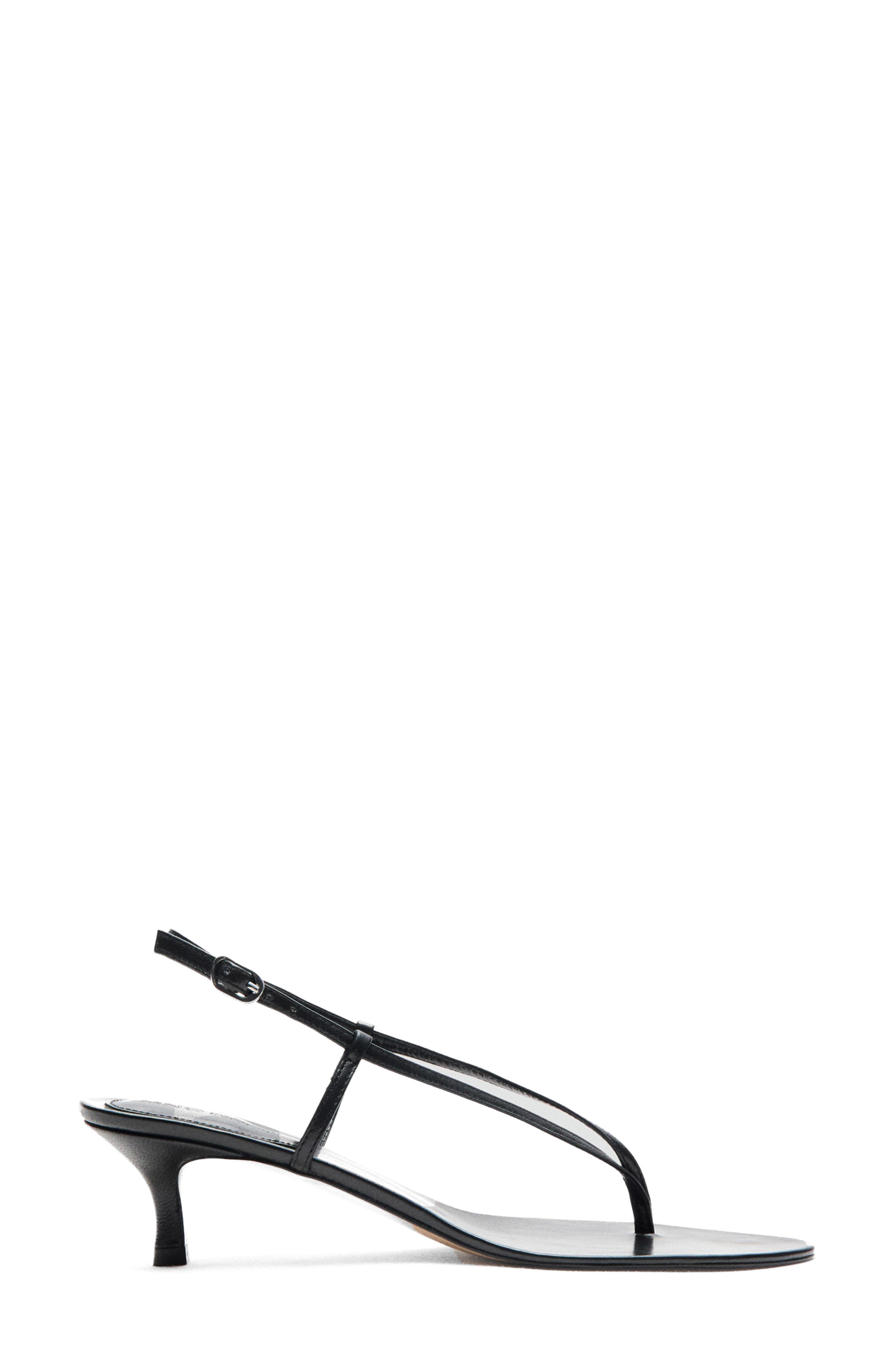 MANGO Slingback Kitten Heel Sandal, Alternate, color, 