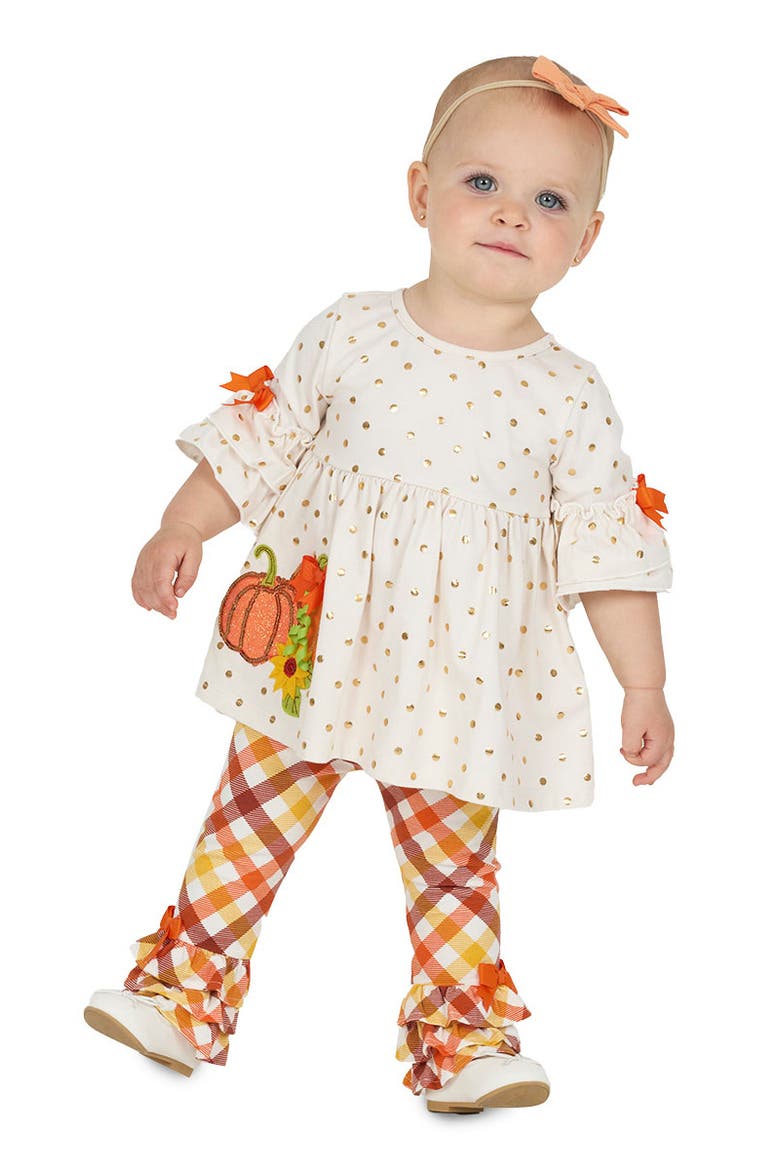 Harvest Plaid Top & Pants Set, Alternate, color, MULTI