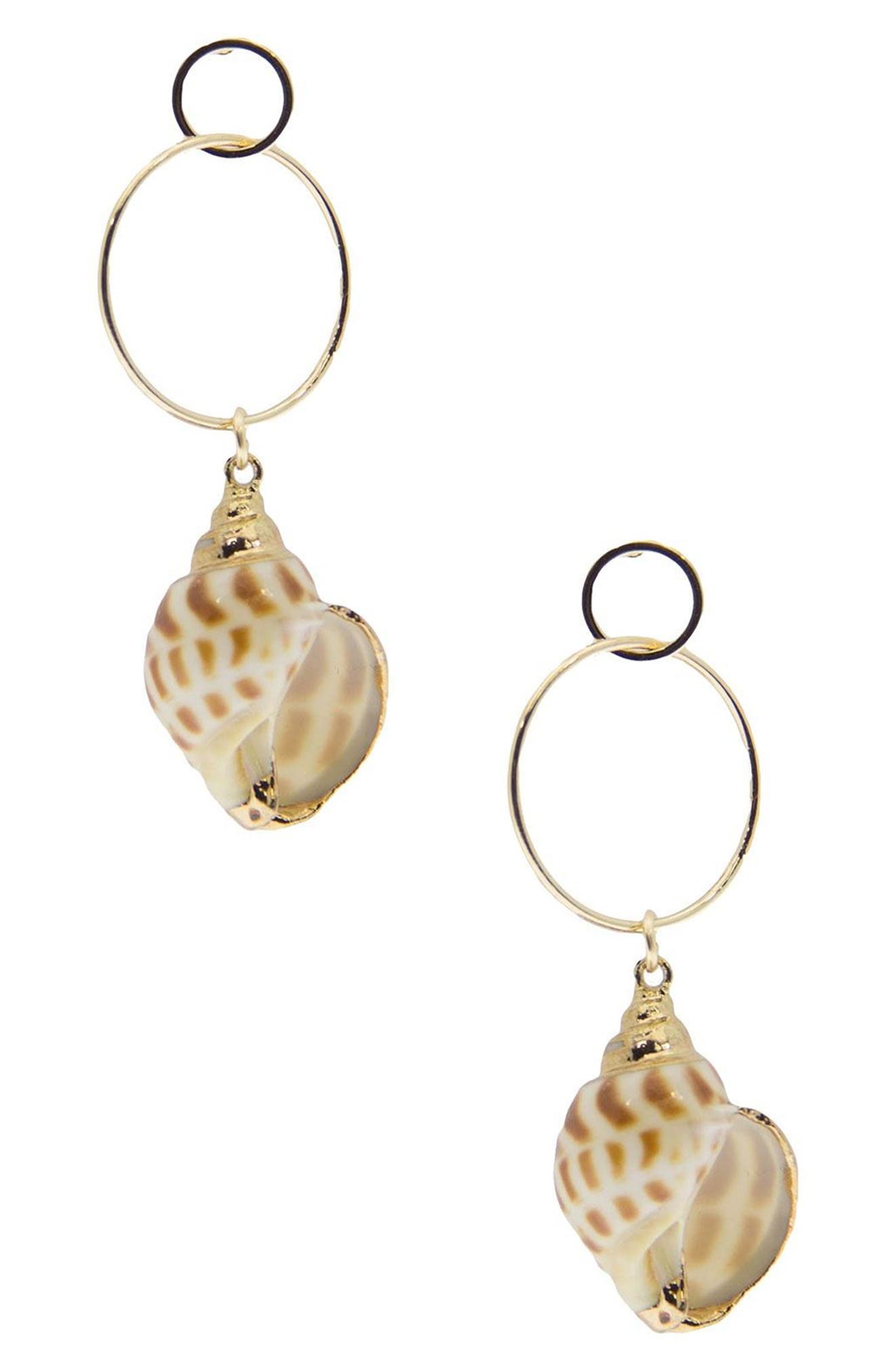 SAACHI Conch Shell Drop Earrings (Women) | Nordstromrack
