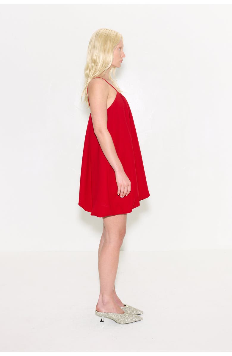SIMONMILLER Cleo Crepe Mini Dress, Alternate, color, Lucky Red