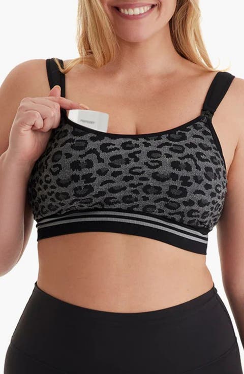 Stretch Fabric Pumping Bra