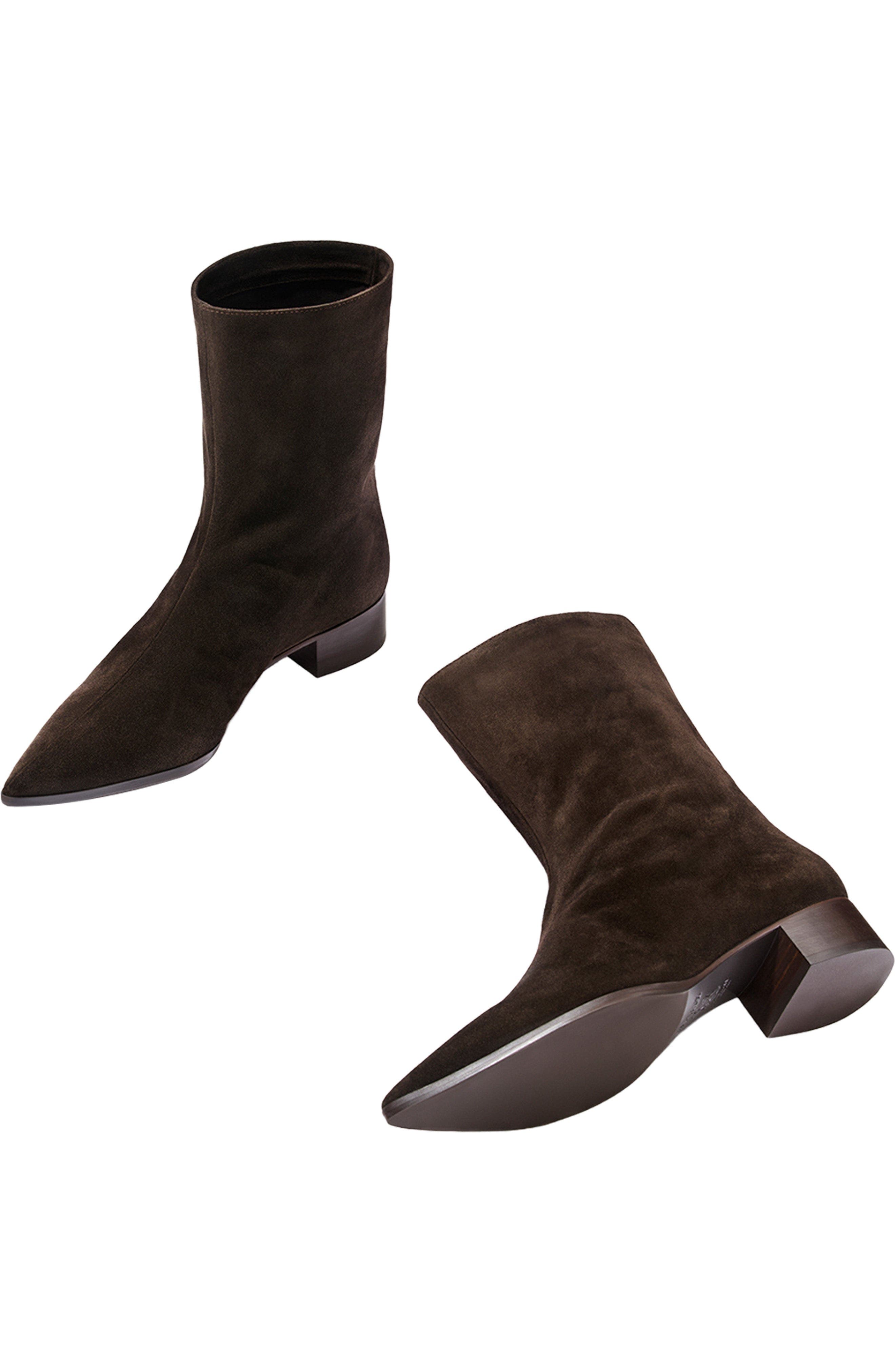 The Hayes Boot, Alternate, color, Dark Chocolate Suede
