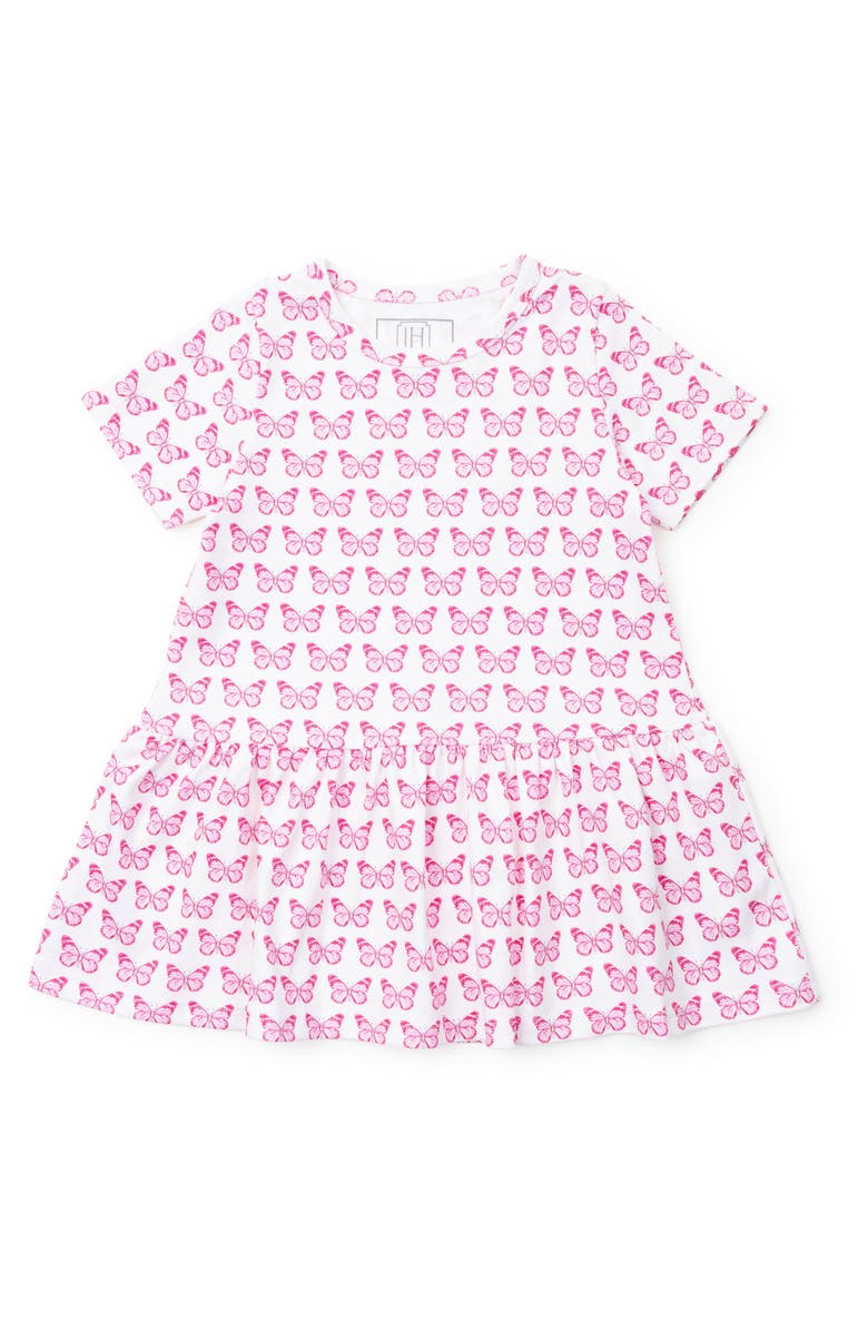 Lila and Hayes Lottie Girls' Dress, Main, color, Cartie Butterflies