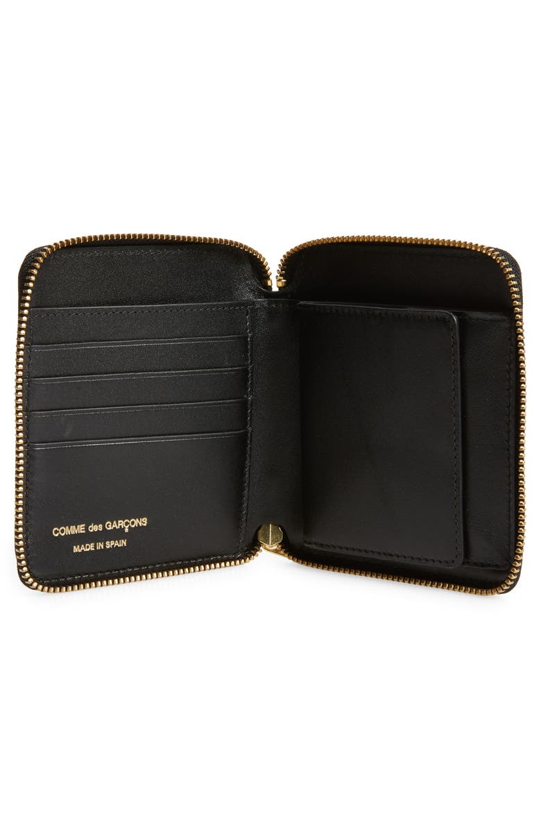 Comme des Garçons Wallets Classic Leather Wallet, Alternate, color, Black