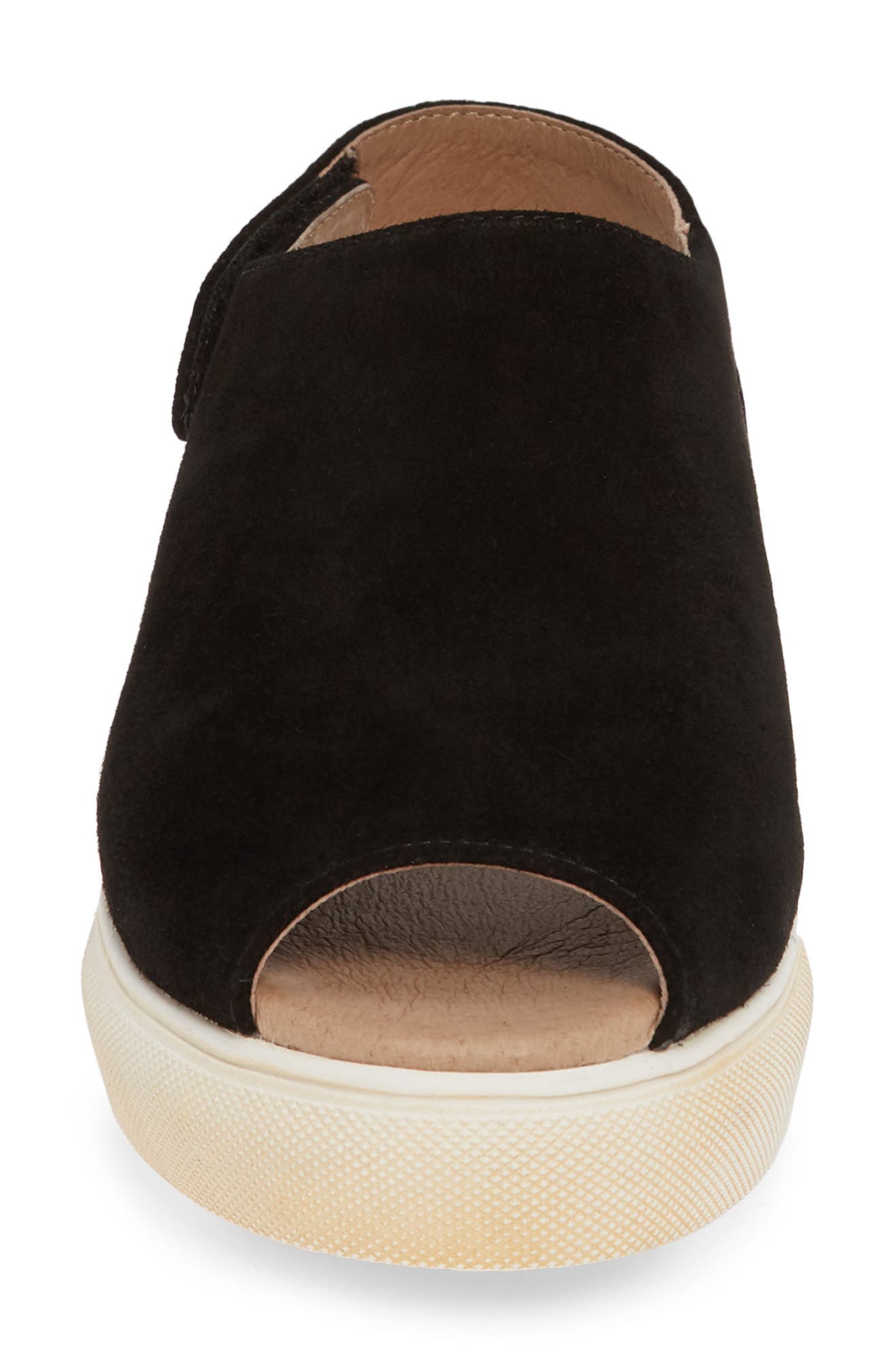 Chocolat Blu Neila Open Toe Flat, Alternate, color, 