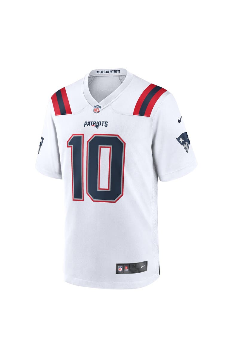 Nike Men's Nike Drake Maye White New England Patriots  Player Game Jersey, Alternate, color, White