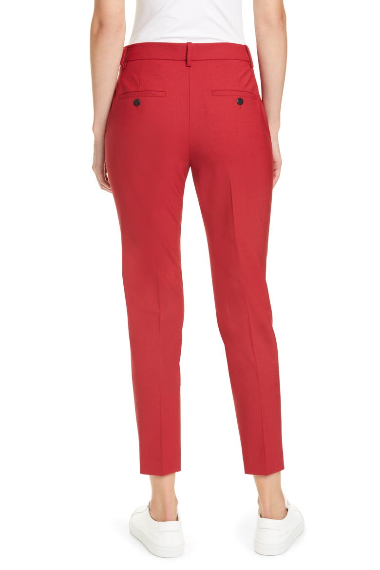 Treeca 2 Crop Suit Pants, Alternate, color, CRIMSON