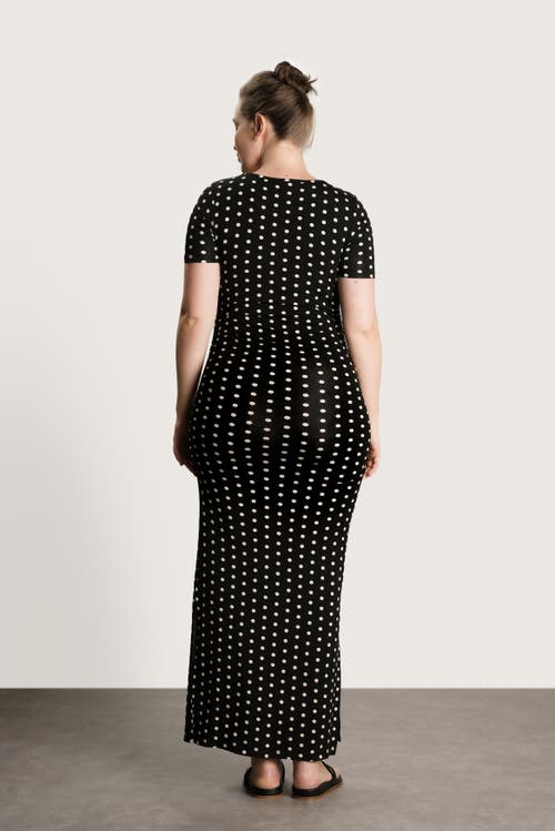 Nom Maternity Hugo Maxi Maternity Dress In Multi