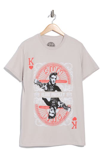 Philcos Sun Records X Elvis Graphic T-shirt In Gray