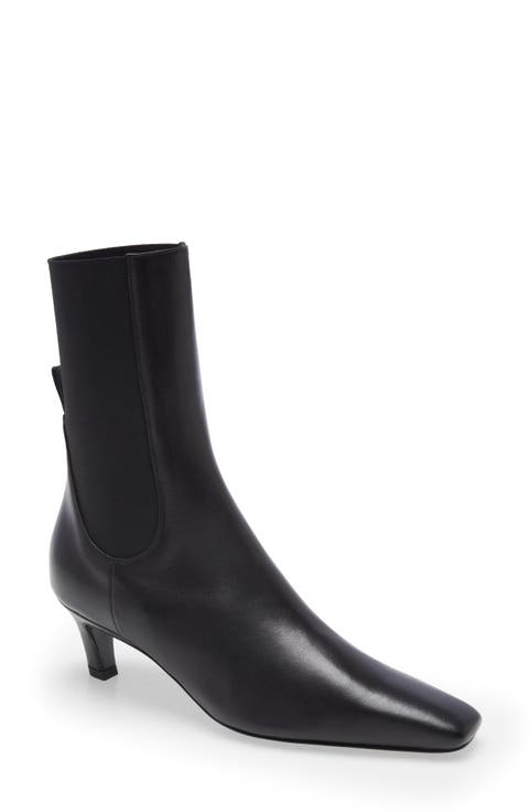 The Mid Heel Bootie (Women)