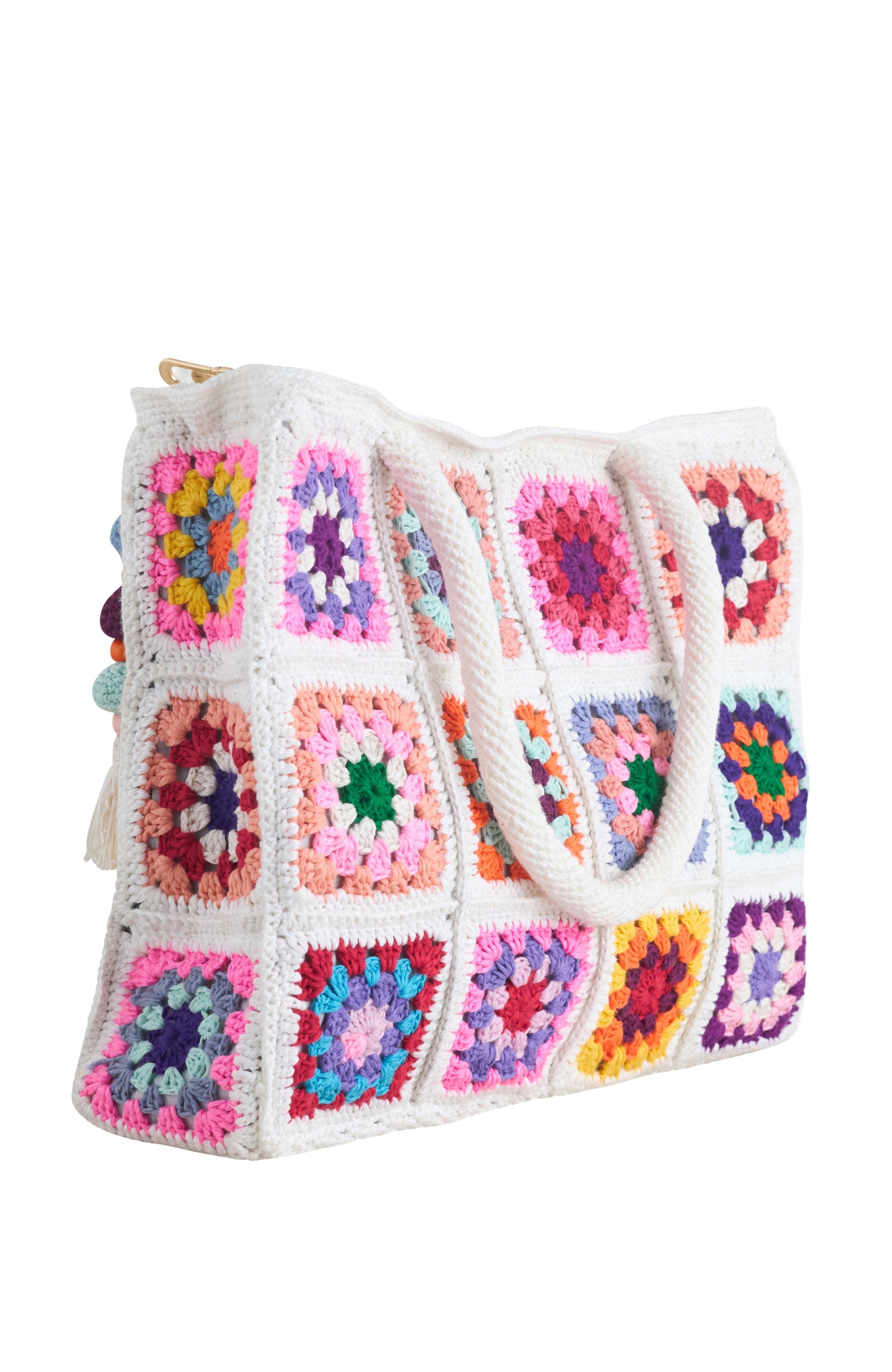Solomon & Sage Classic Regular Work Crochet Bag, Alternate, color, Multi Color