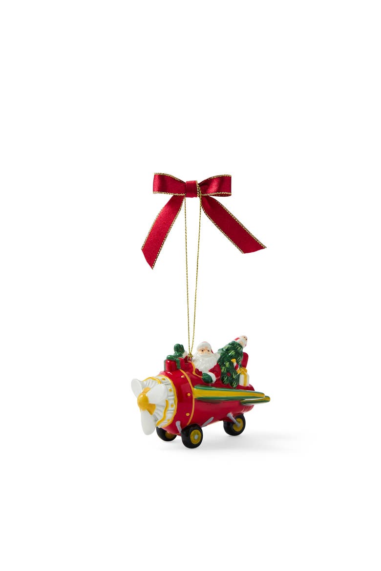 Christmas Tree Bring Tree Home Airplane Ornament, Main, color, Multi