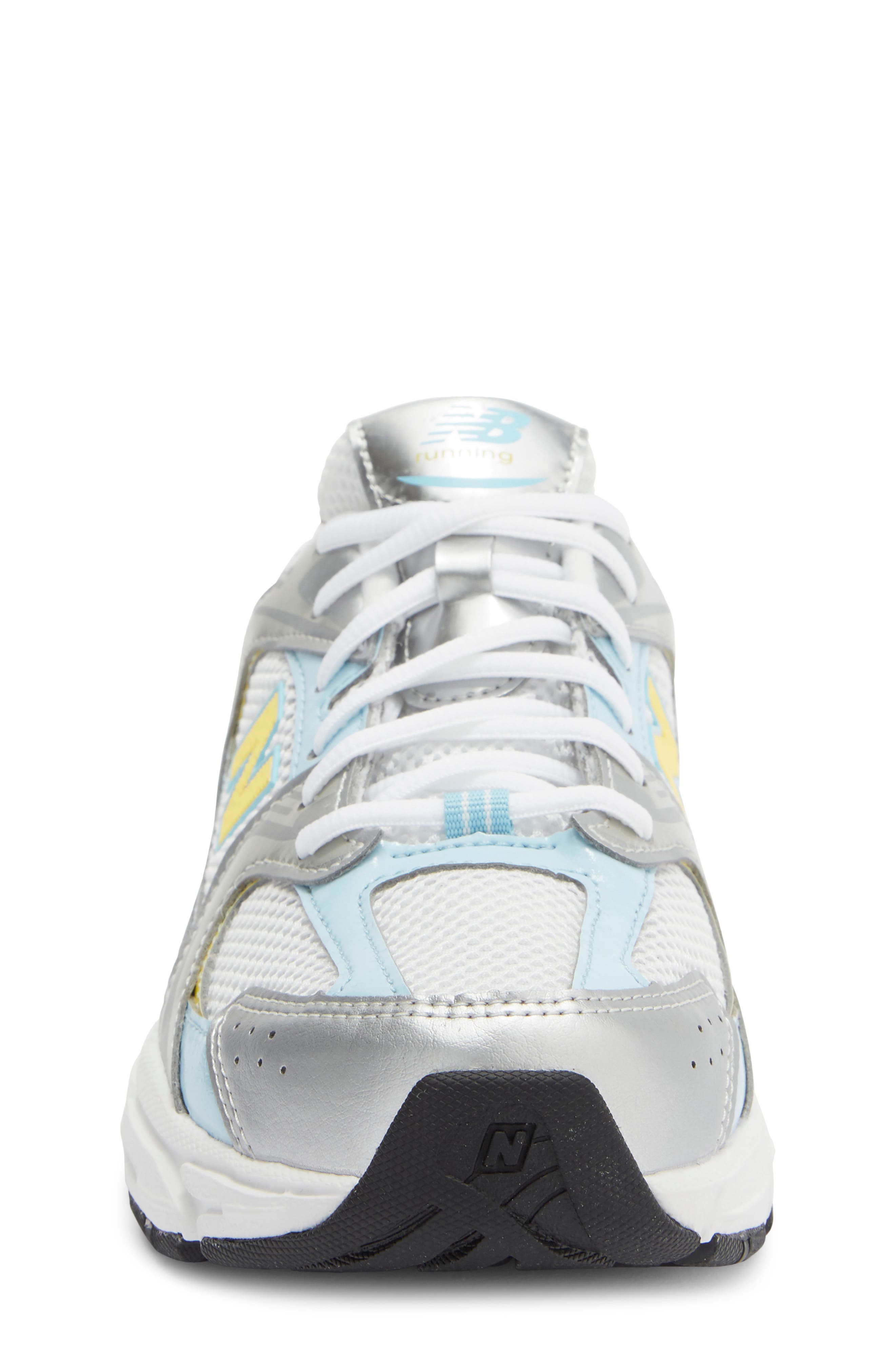 Kids' 530 Sneaker, Alternate, color, SILVER METALLIC/ CLOUD BLUE
