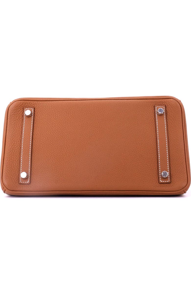 Pre-Owned Hermes Birkin Handbag Brown Togo with Palladium Hardware 30, Alternate, color, Gold