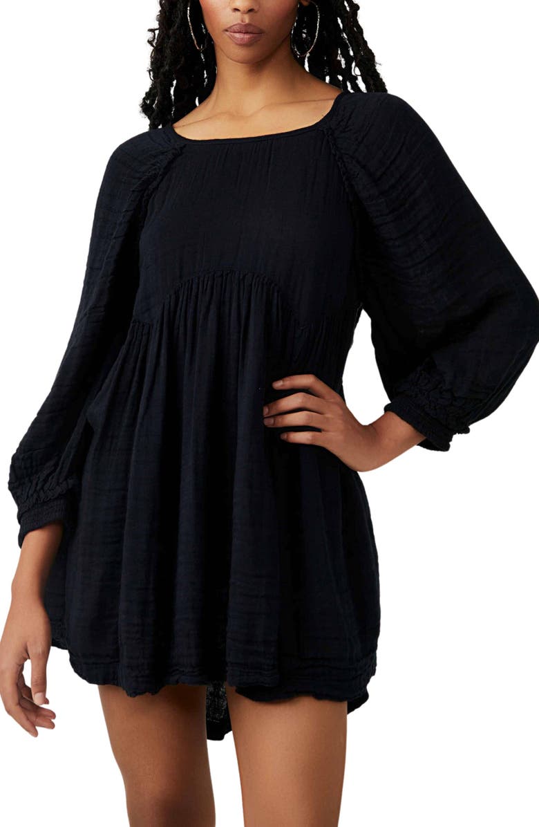 Free People free-est Adler Tie Back Tunic Top, Alternate, color, 