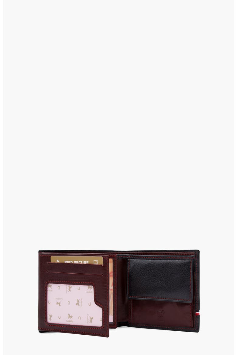 The Sailor Trifold Leather Wallet 505, Alternate, color, Navy