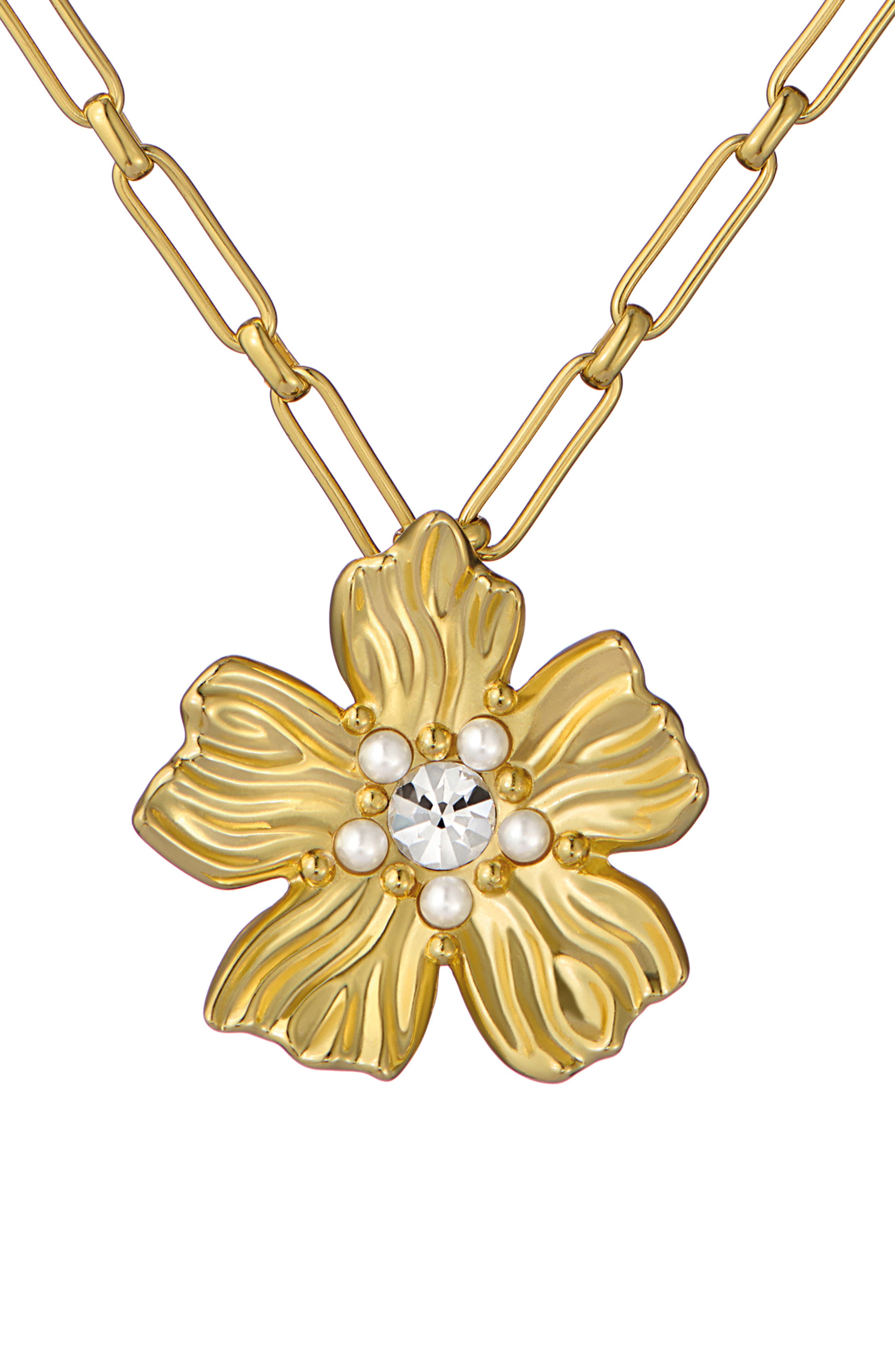 selected GOLD TONE / PEARL / CLEAR