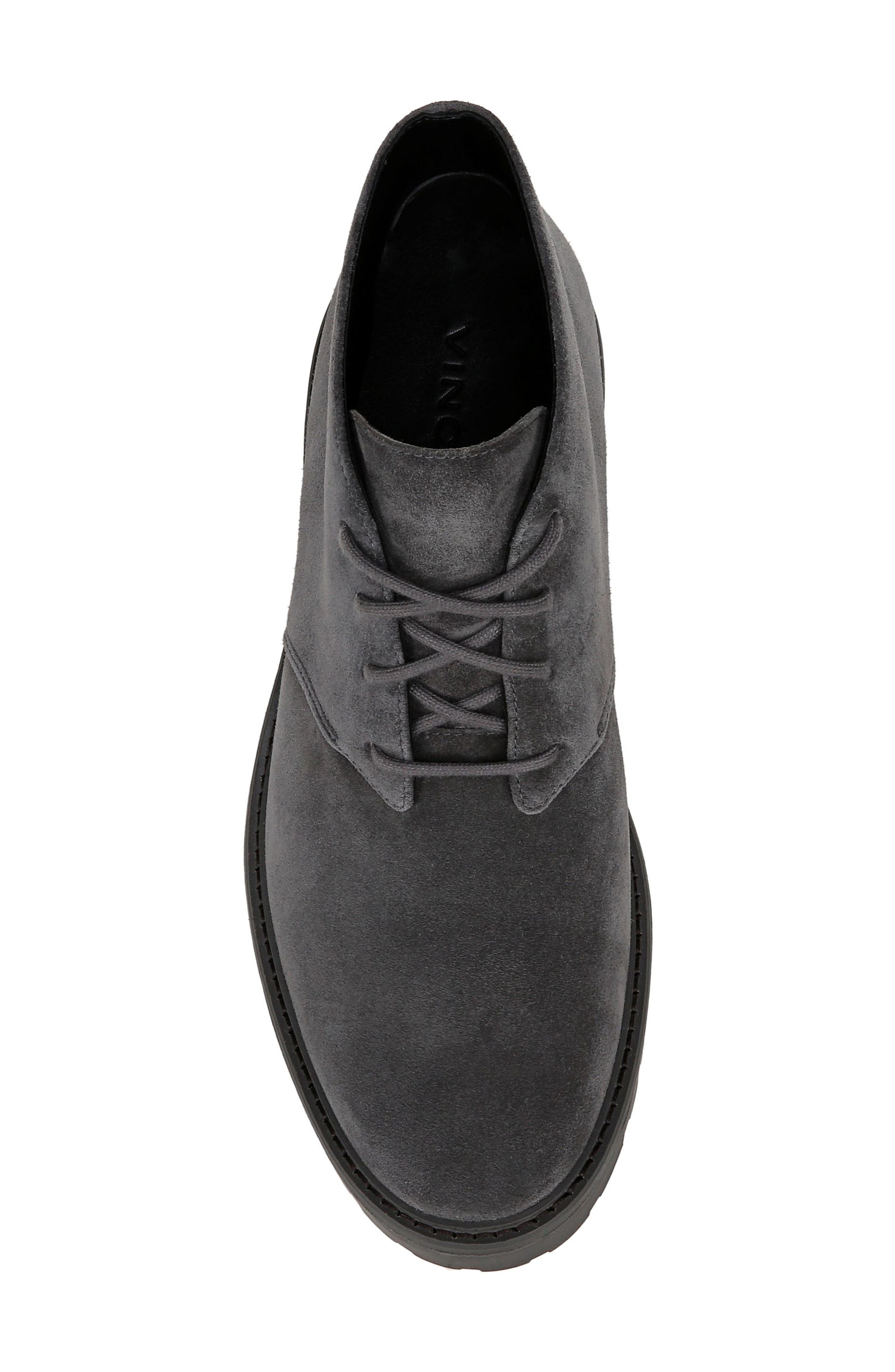 Vince Dann Lugged Chukka Boot, Alternate, color, Dark Cinder Grey