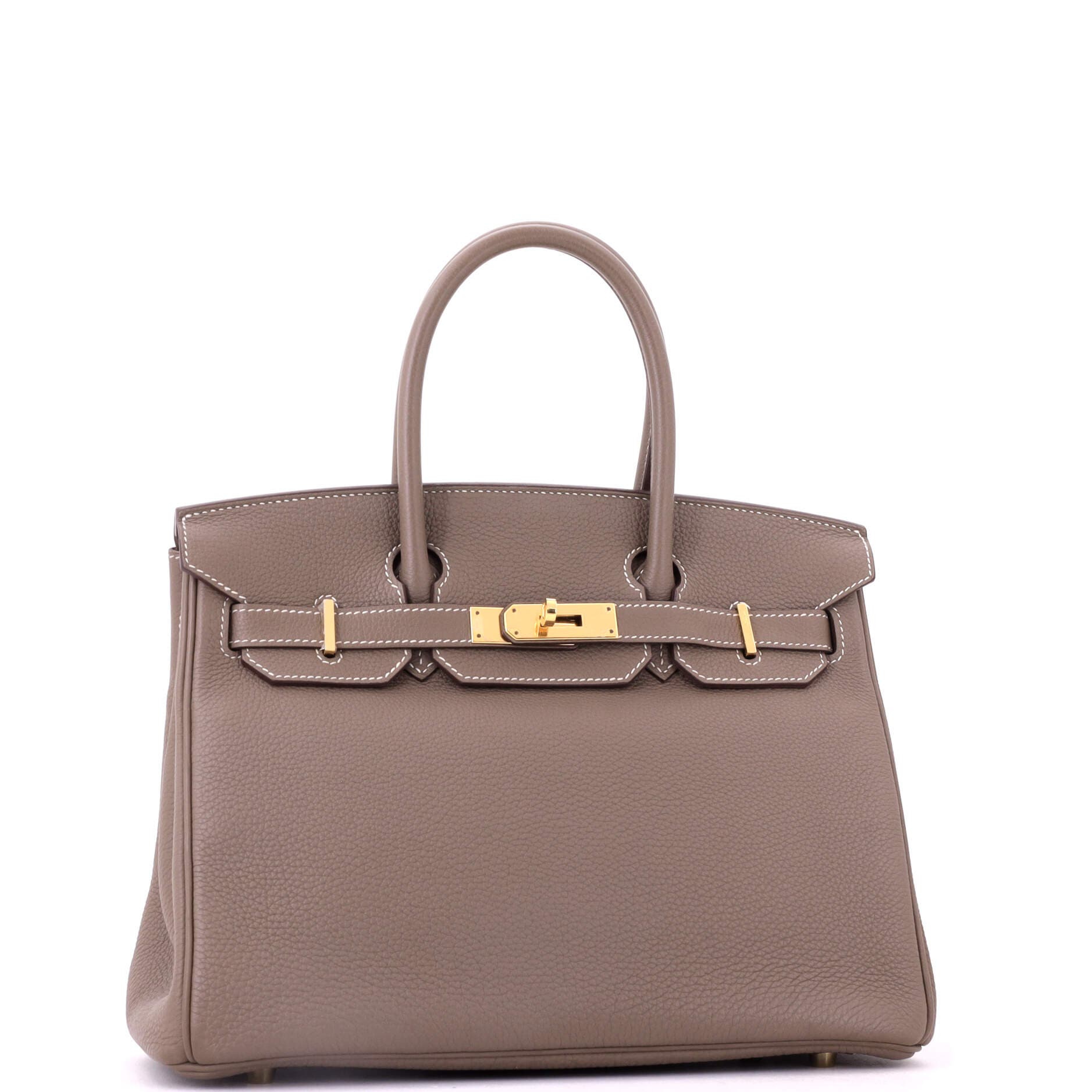 Birkin Handbag Grey Togo with Gold Hardware 30, Alternate, color, Grey