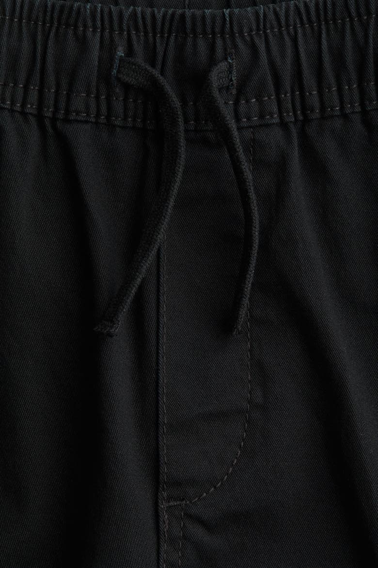 Cotton Cargo Joggers, Alternate, color, Black