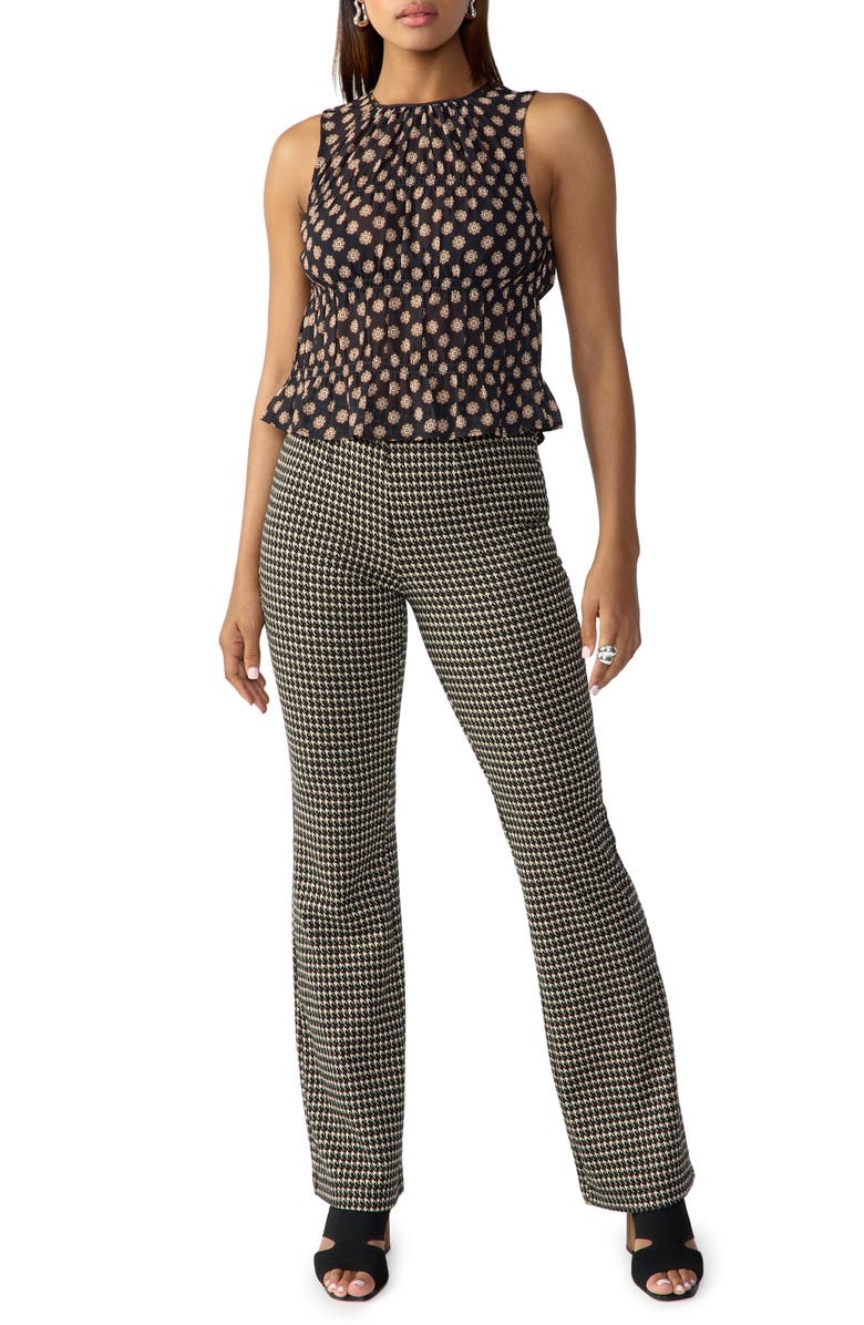 Sanctuary Medallion Print Shirred Top, Alternate, color, Medallion