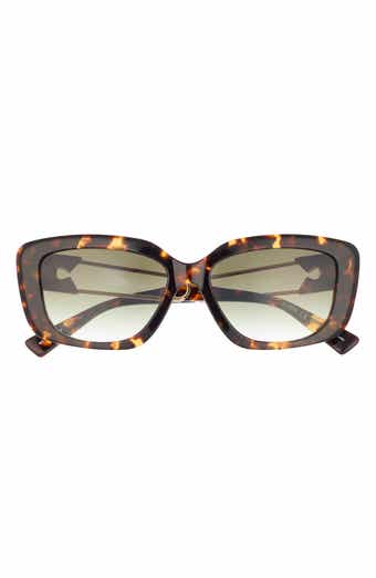 51mm Gradient Rectangular Sunglasses