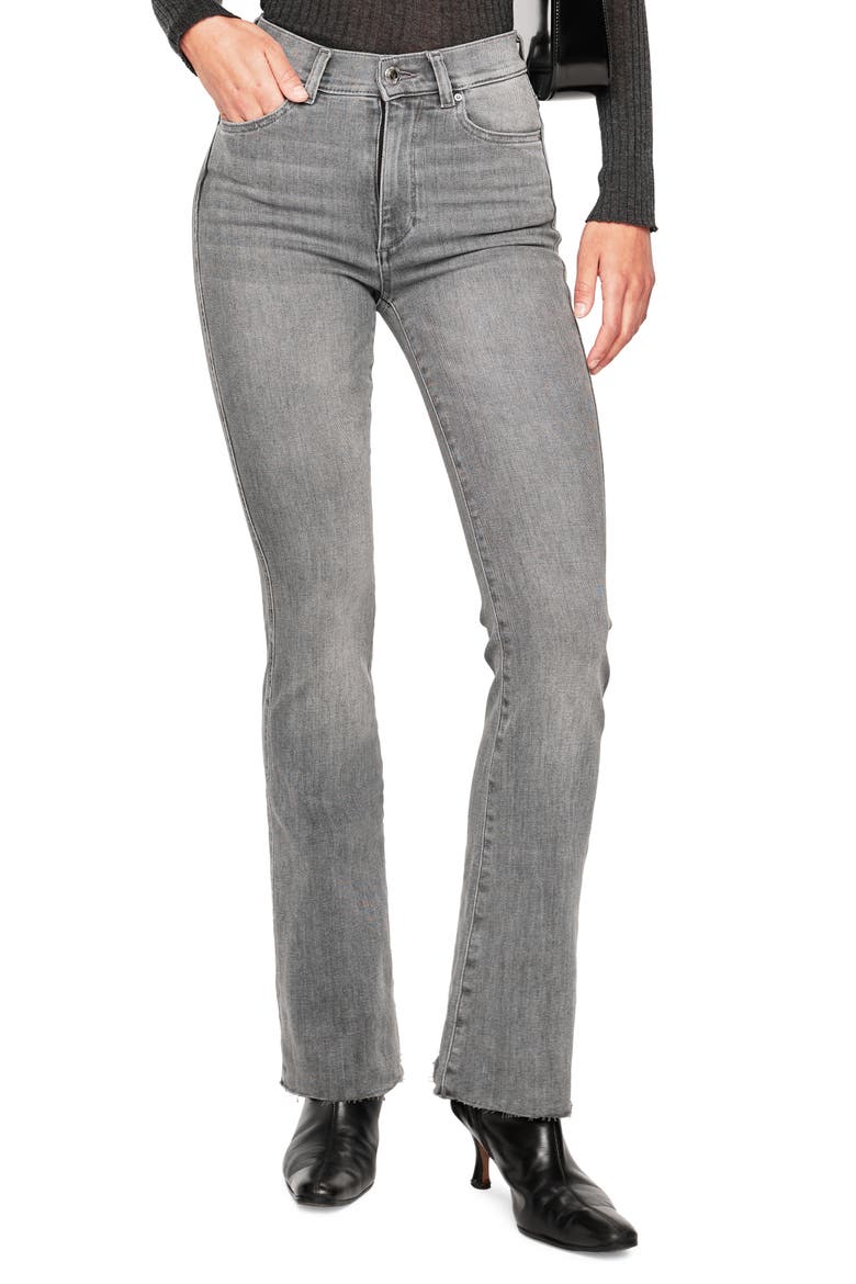 Bridget Bootcut High Rise Instasculpt Jeans, Main, color, PEBBLE