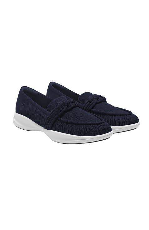 Water-Repellent Round-Toe Sneaker Loafers