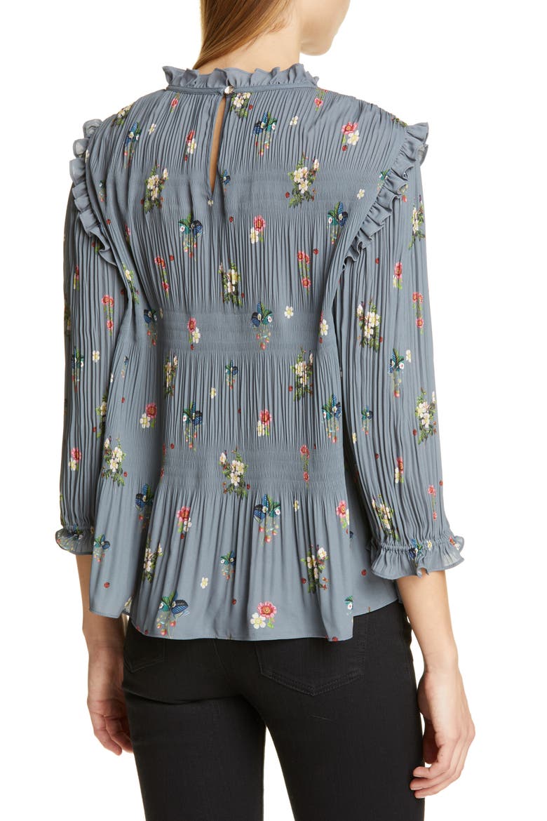 Horili Oracle Pleated Top, Alternate, color, GREY