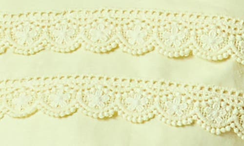 Endless Rose Lace Crop Cotton & Linen Camisole In Neutral
