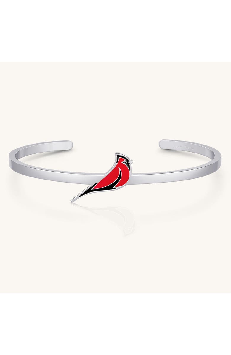 Mantra Cardinal Cuff - Always In My Heart bracelet, Main, color, Silver