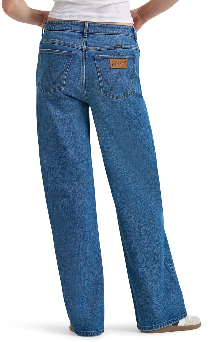 Wrangler Western High Waist Wide Leg Jeans, Alternate, color,