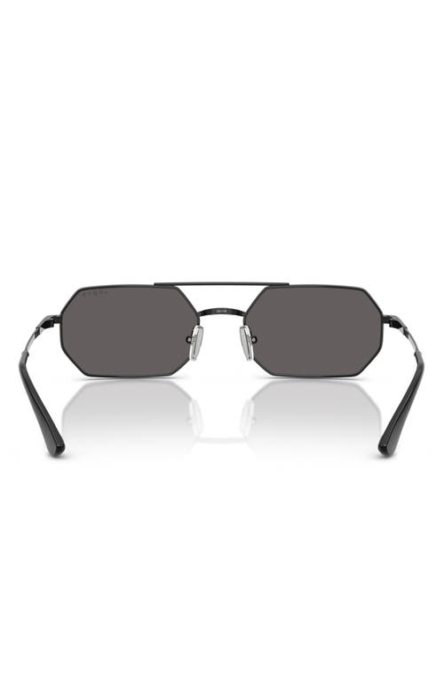 Vogue 55mm Irregular Sunglasses In Black