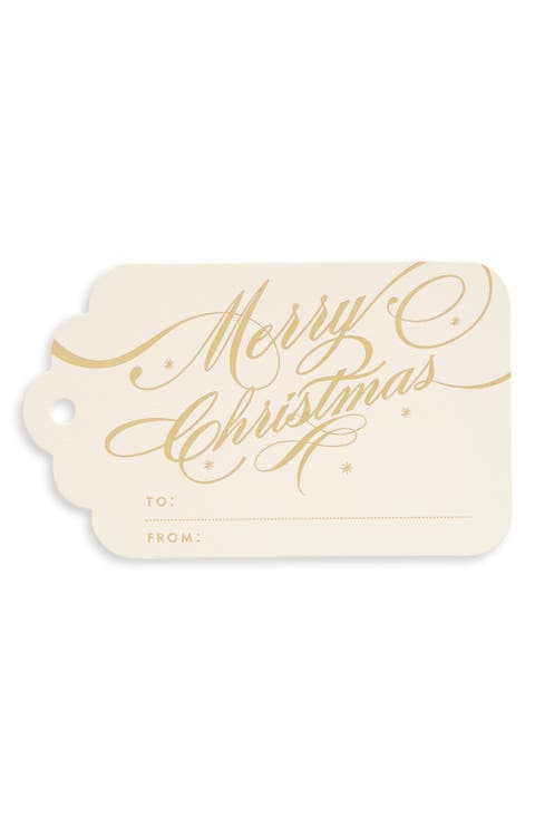 Set of 6 Merry Christmas Gift Tags