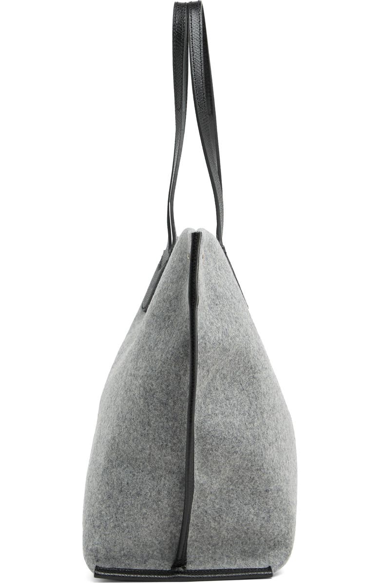 Longchamp Essential Wool & Leather Open Tote, Alternate, color,