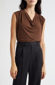 Vince Cowl Neck Sleeveless Top