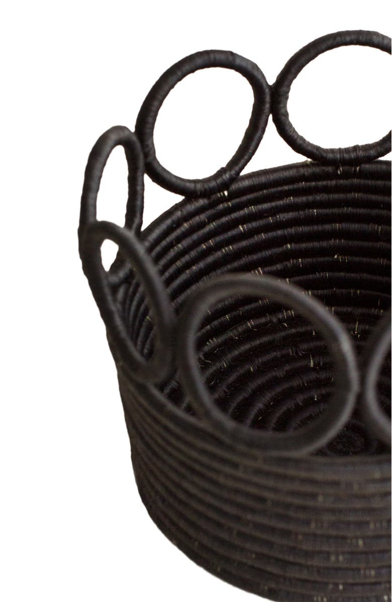 indego africa Ikamba Basket Black, Alternate, color, Black