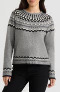 Hunter Fair Isle Crewneck Sweater
