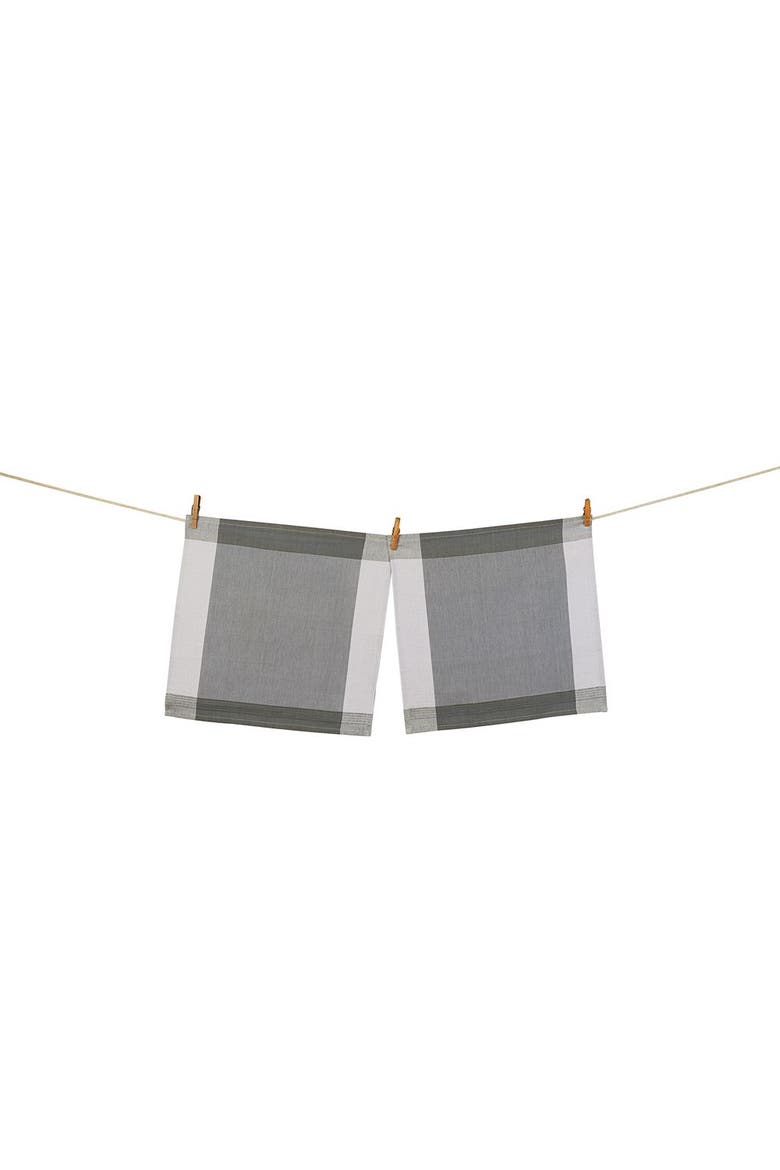 Handwoven Cotton Napkins, Set of 2, Alternate, color, Moonstone